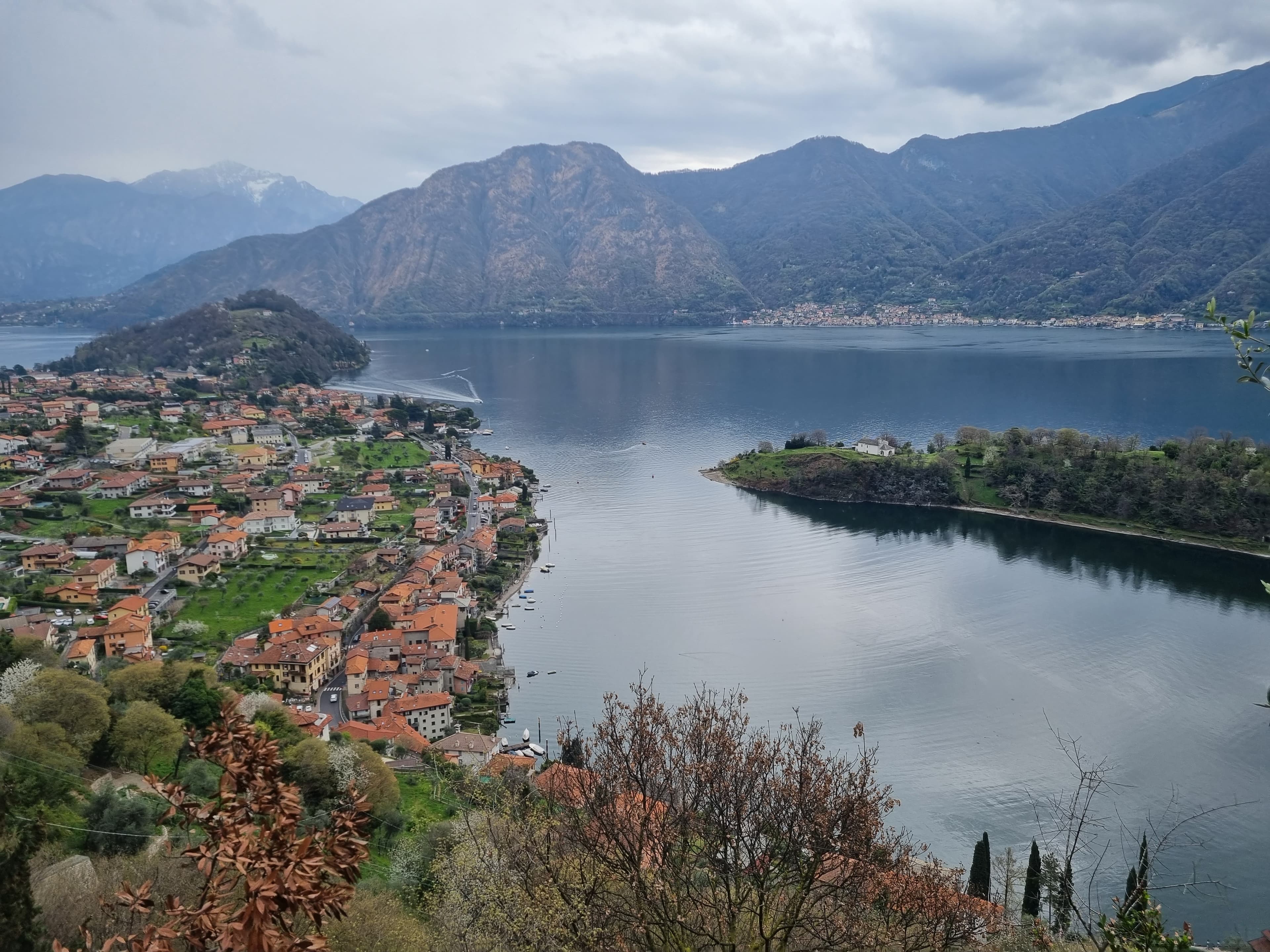 View from Torre on to Comaccina Island