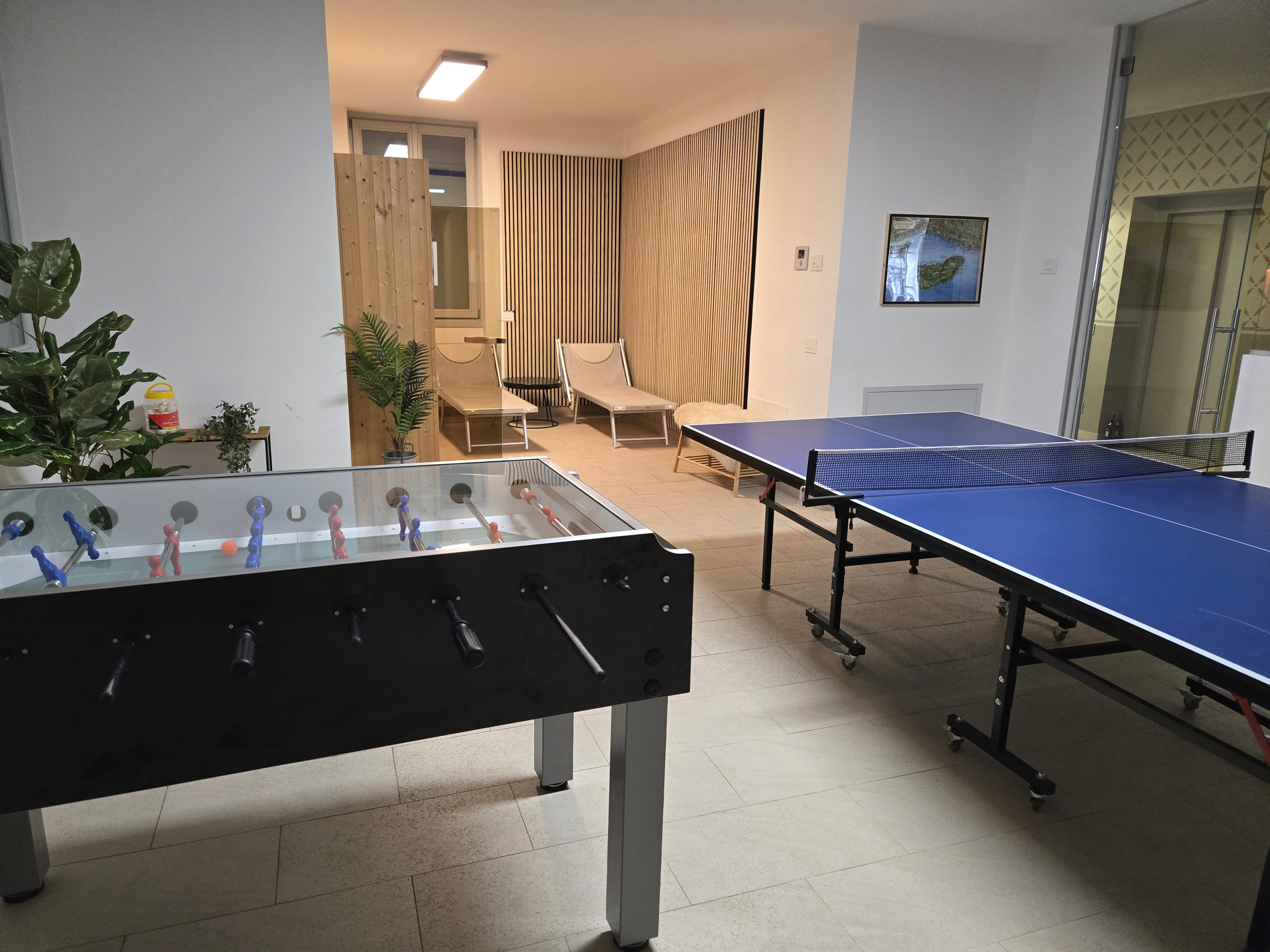Fussball, PingPong and Sauna