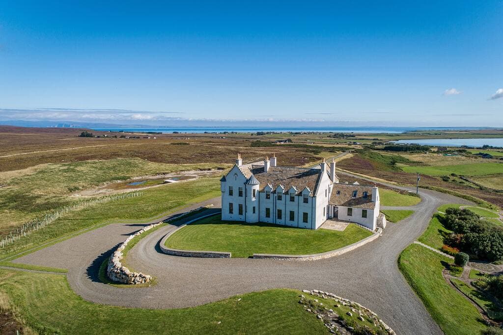 The house looking east