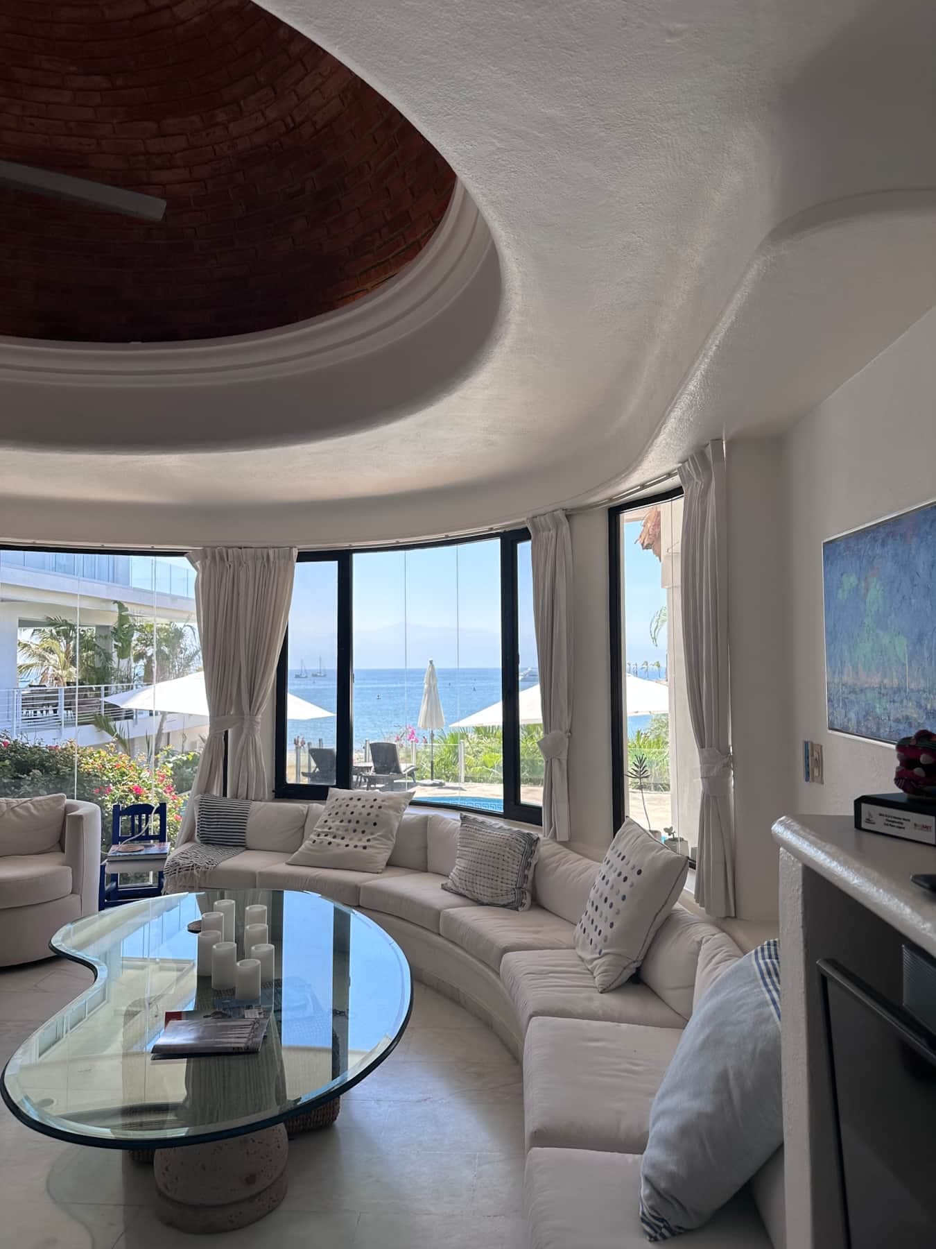 living room view