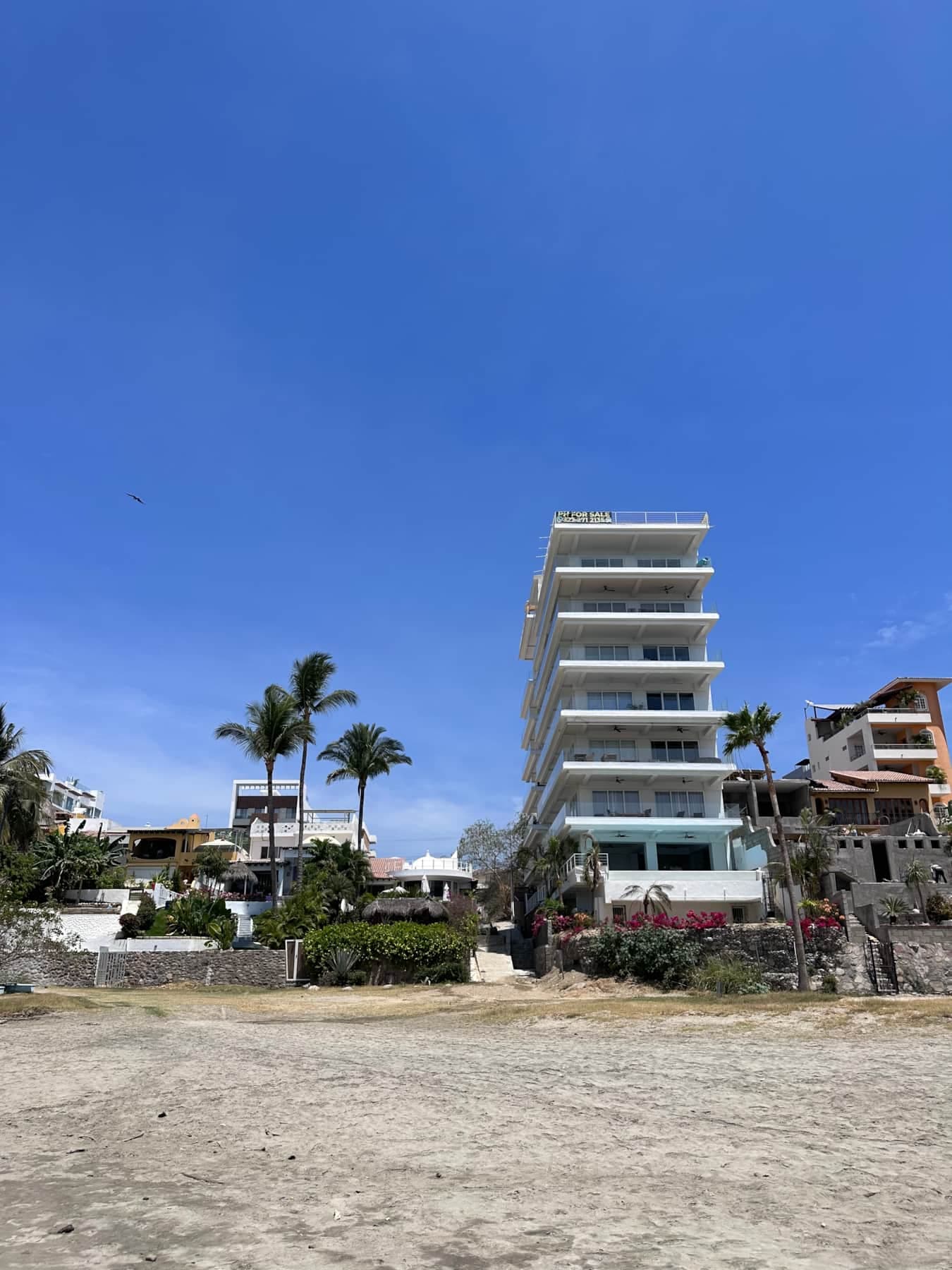 view from the beach 