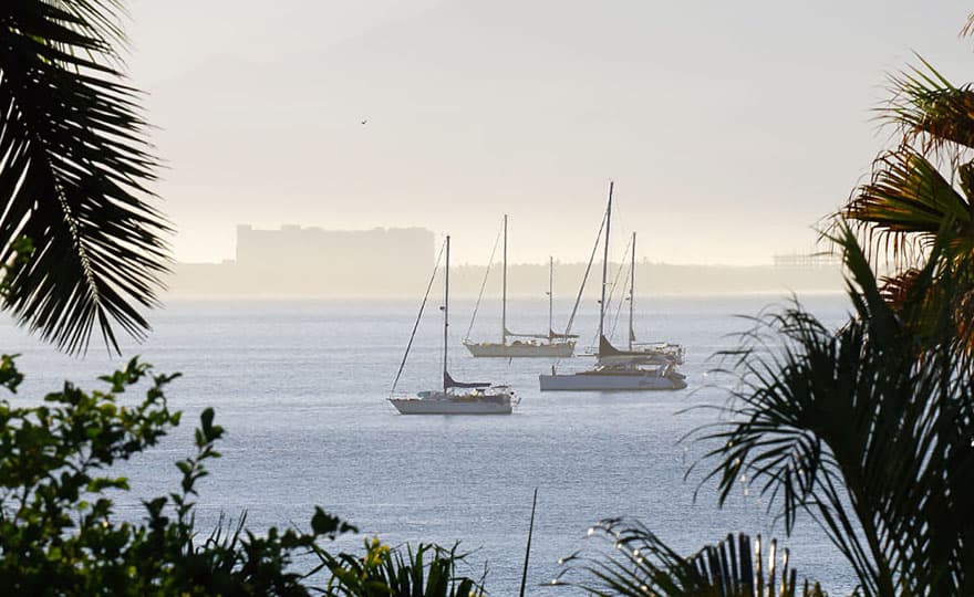 view of the bay
