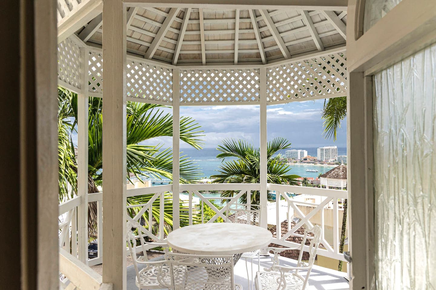 The best view on the island. Sit in your private gazebo and overlook the bay in style