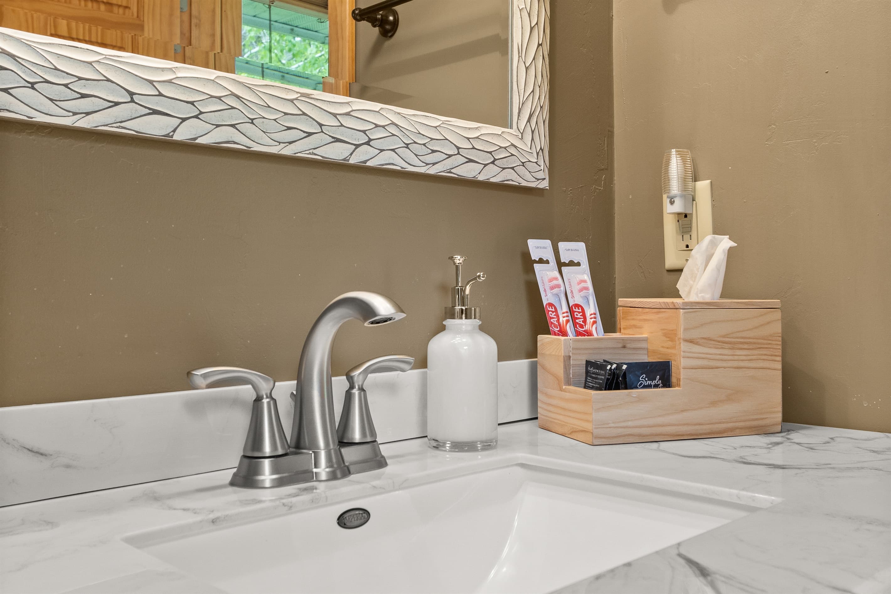 In fact, you don’t even need to bring your toothbrush. We keep extra amenities on hand in case you forget.
