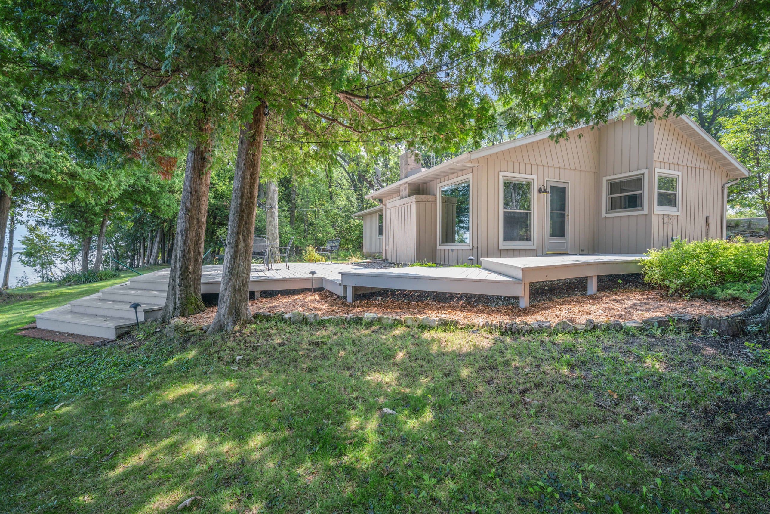 The expansive deck is the perfect place for the whole family to enjoy the views!