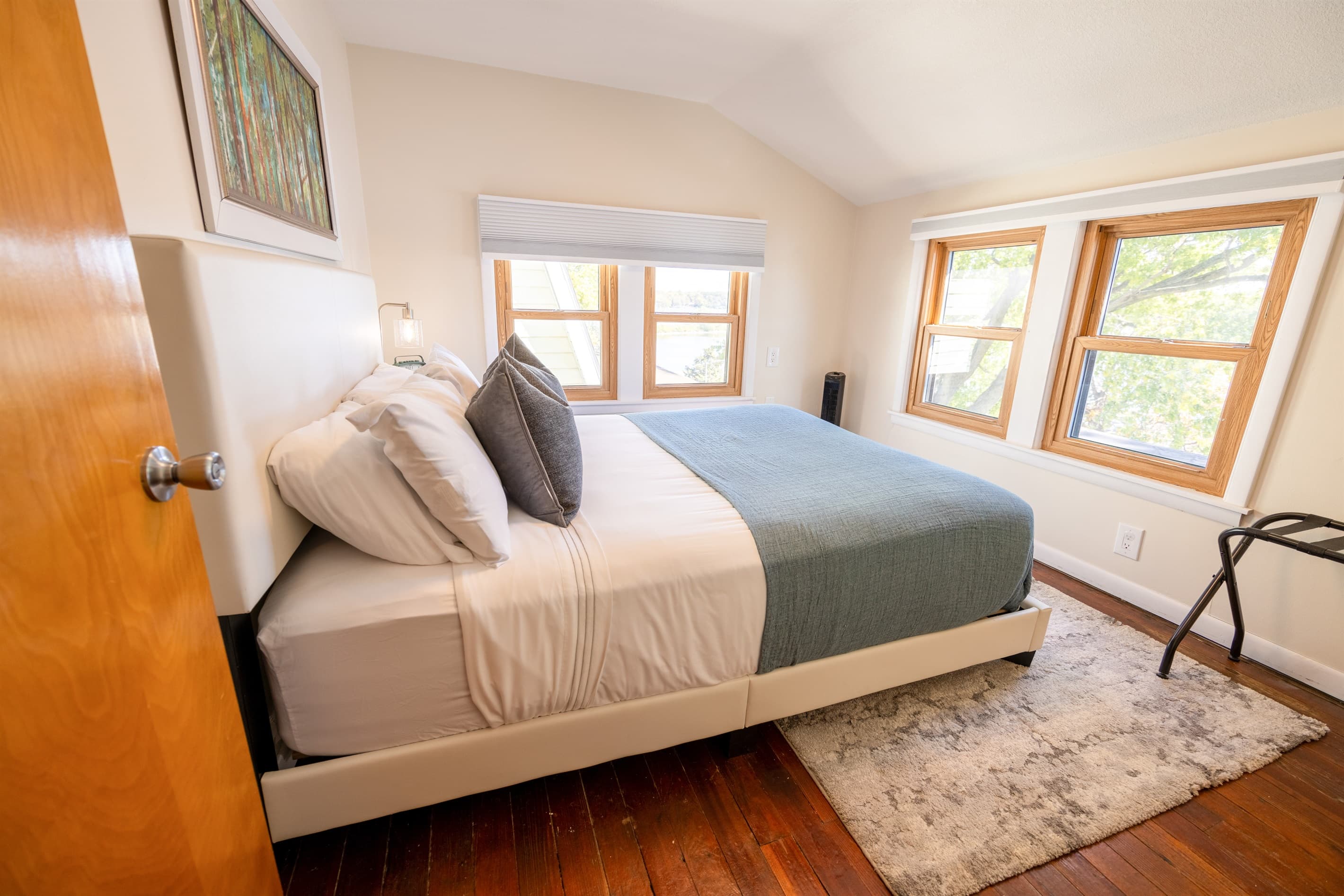 Bed 2 | 2nd Floor | Queen Bed | Lake Views