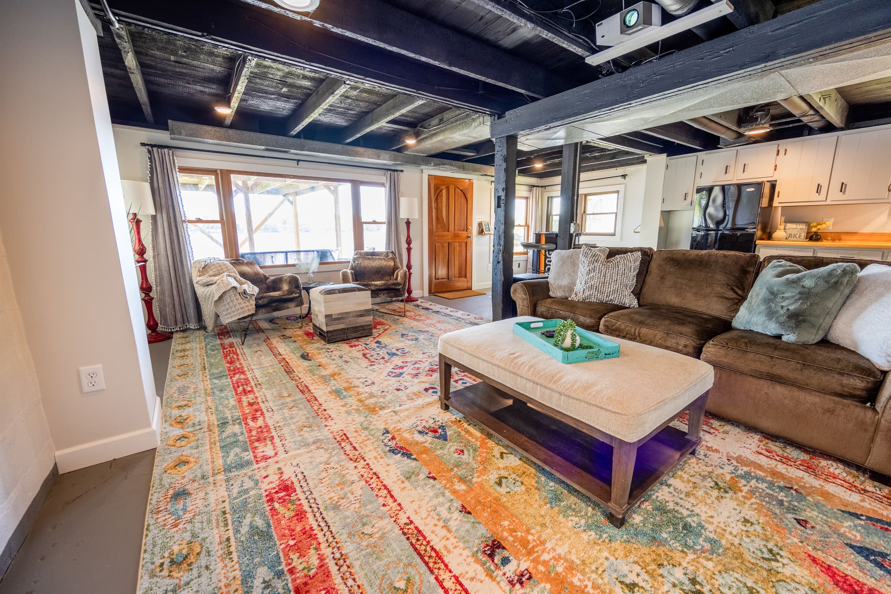 Family Room | Basement | 80" TV