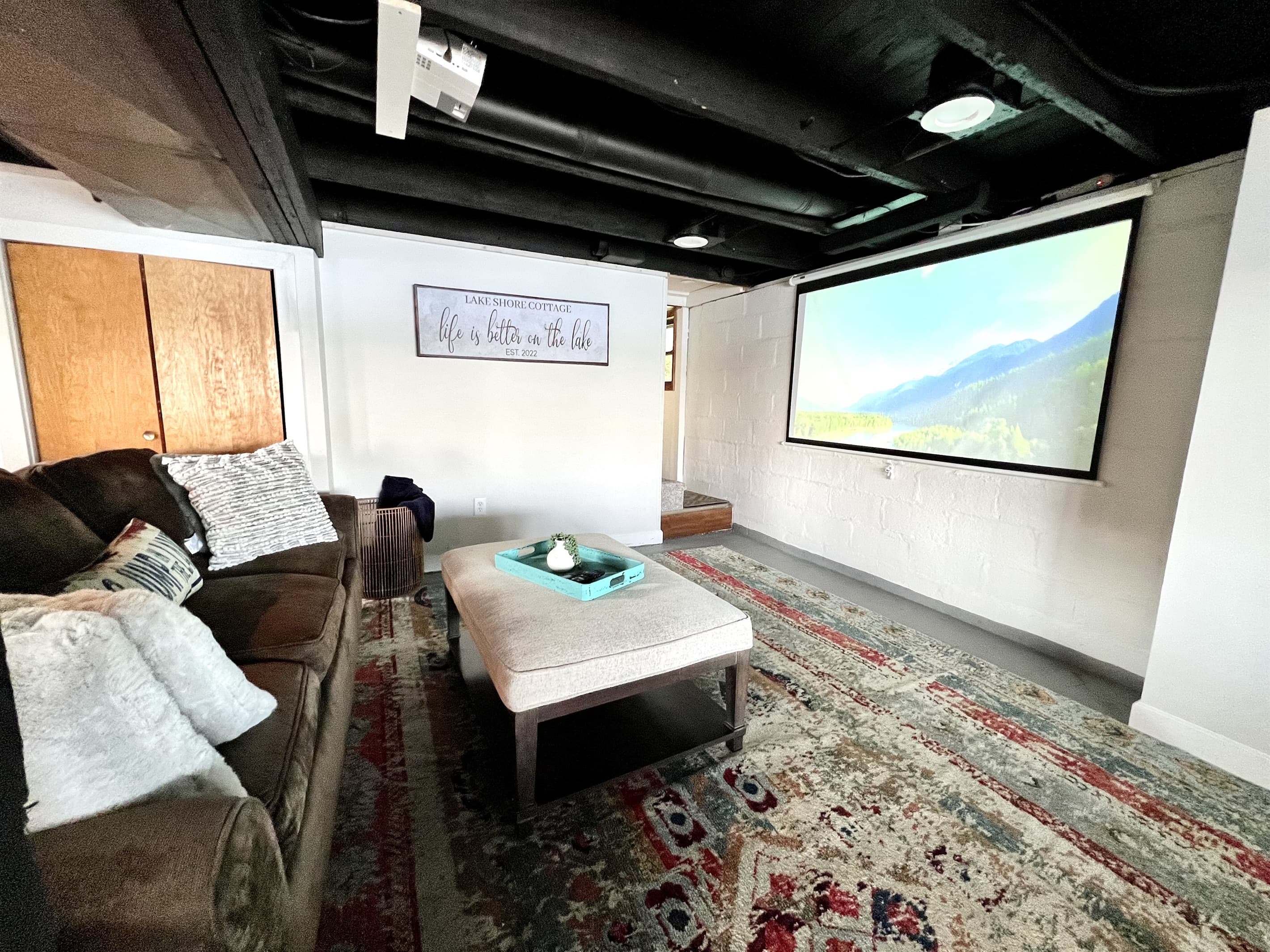 80" projection TV | Roku