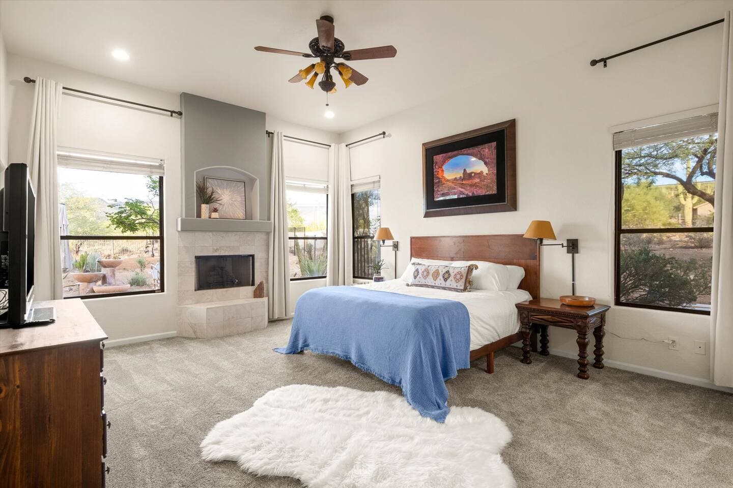 Mountain Views | Gas Fireplace