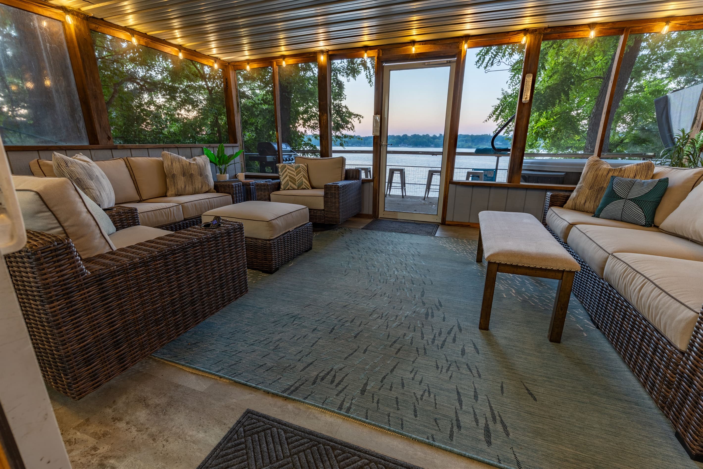 The serenity felt in the screened in sunroom is on a whole other level. Come experience it for yourself!