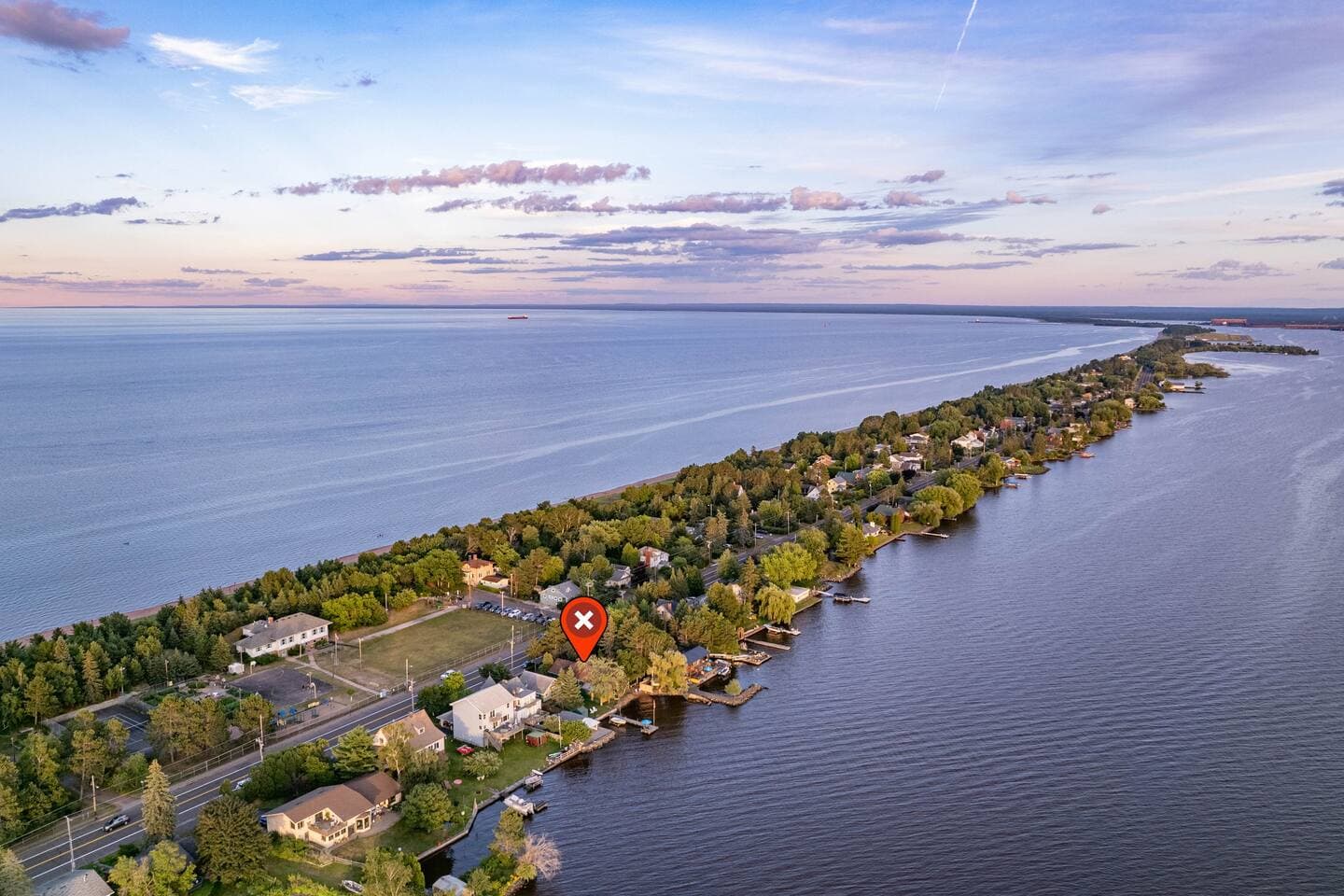 You can't beat this location on the water!