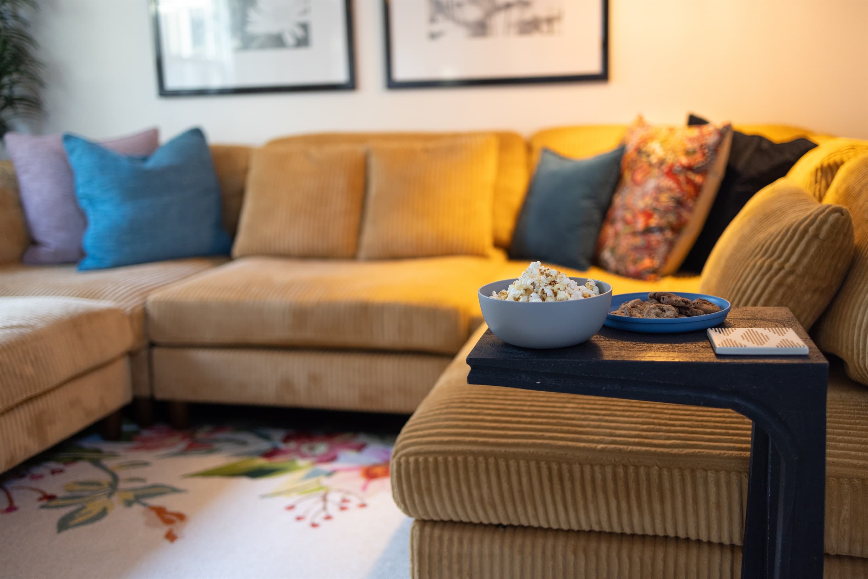 Curl up for movie night.