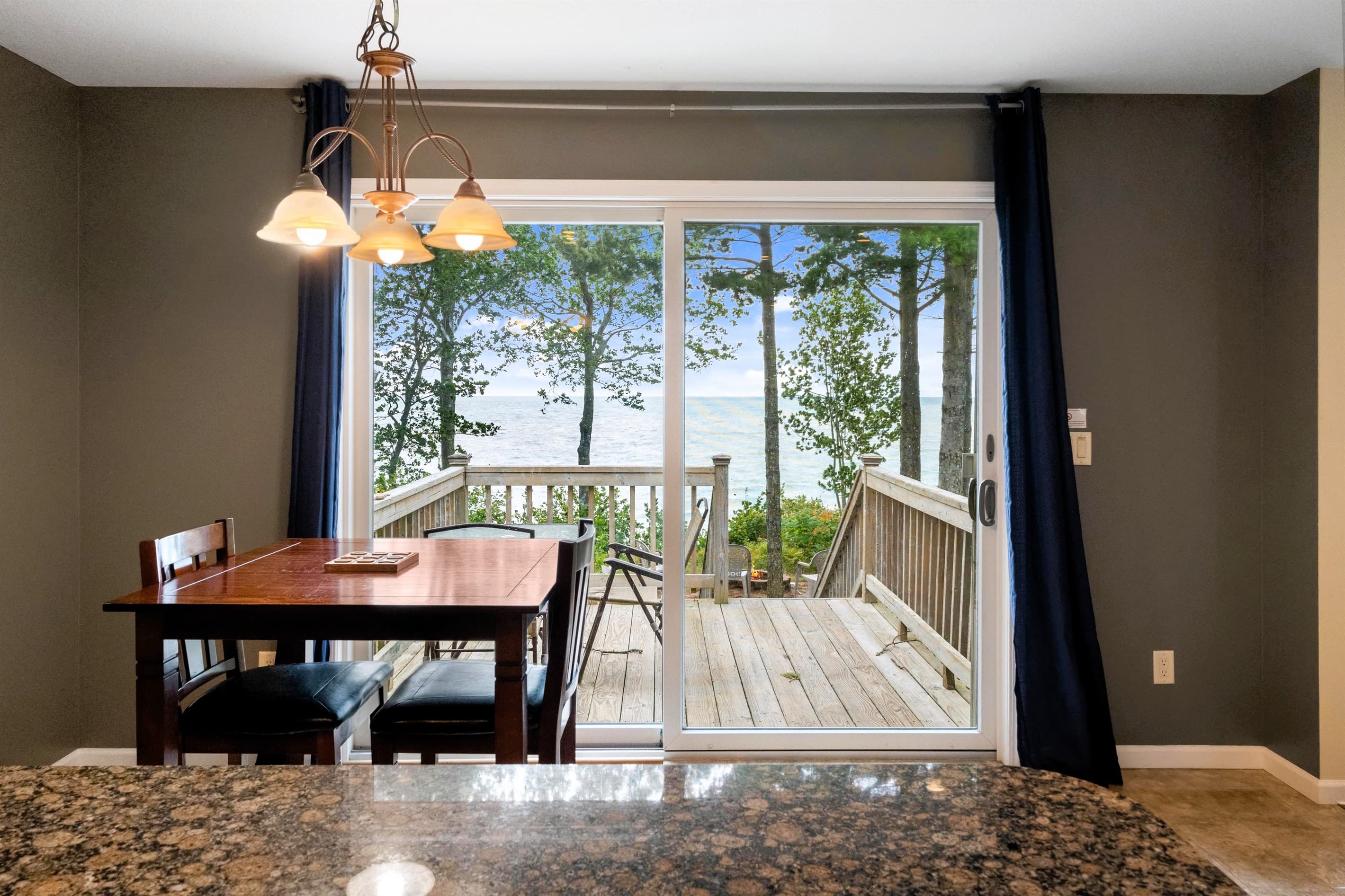 View from kitchen