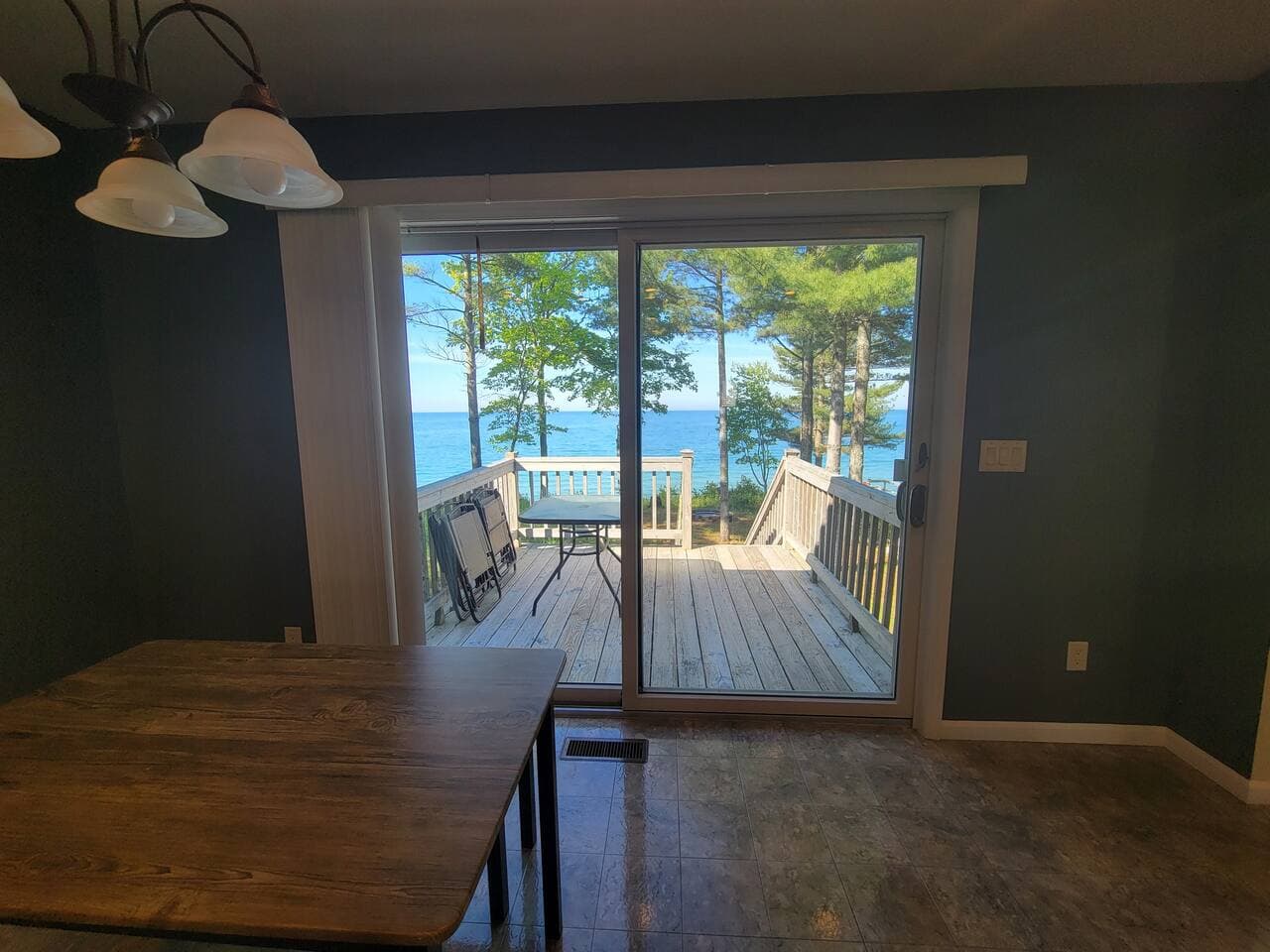 View from kitchen