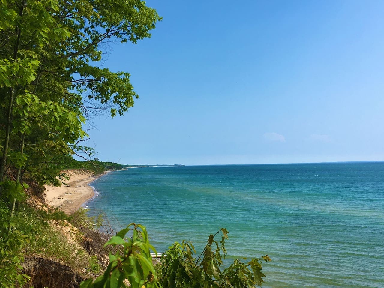 Beautiful views from the top of the bluff