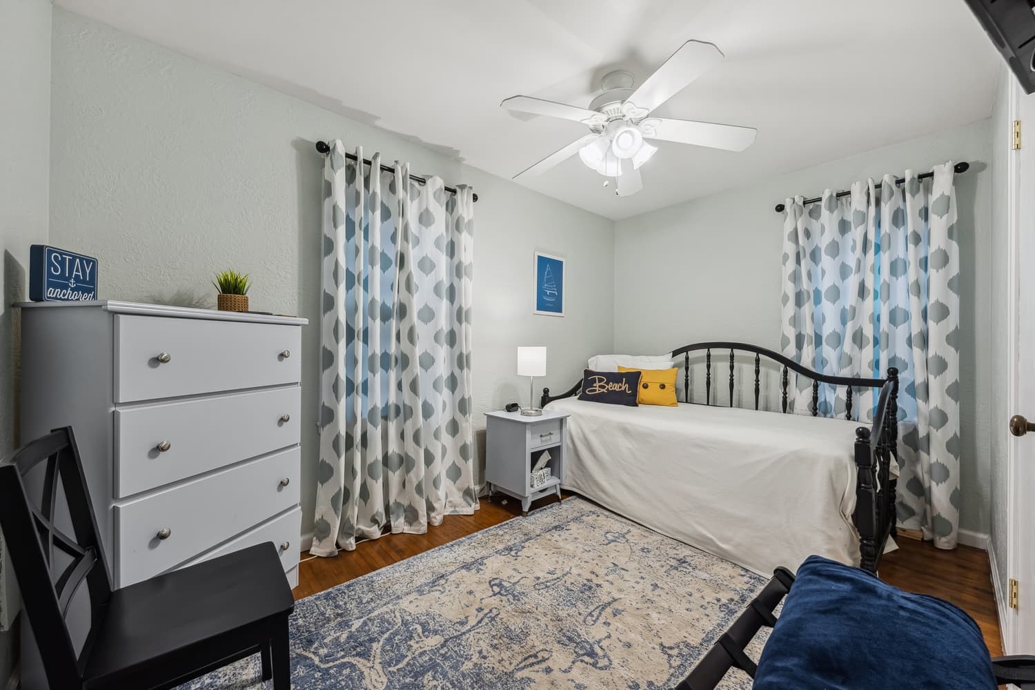 Bedroom 2 with Twin sized bed with additional twin trundle