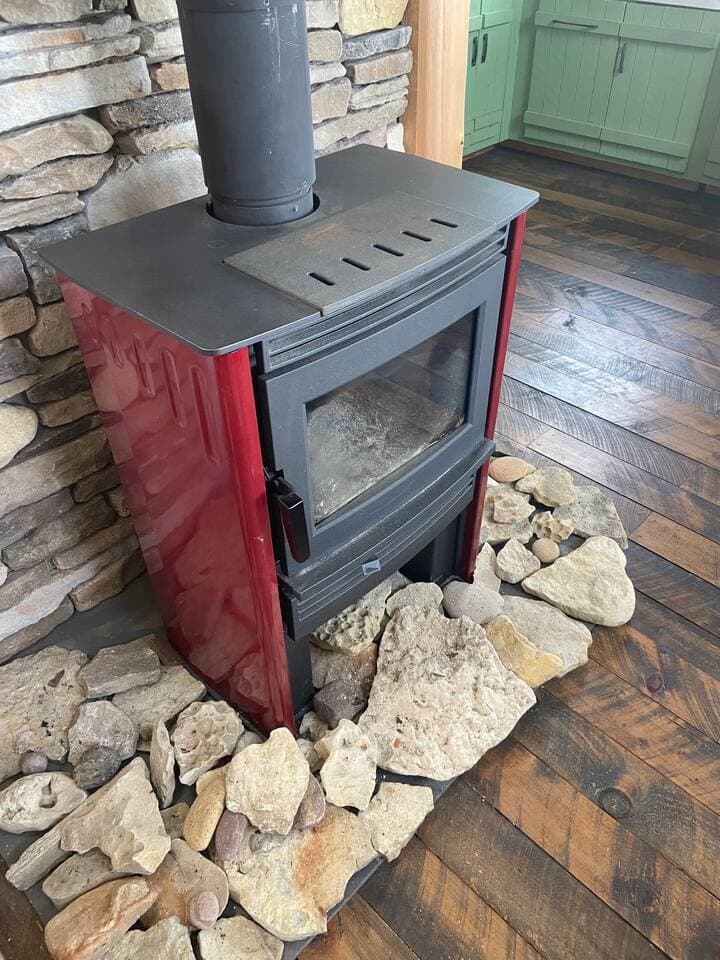 Wood stove for chilly nights