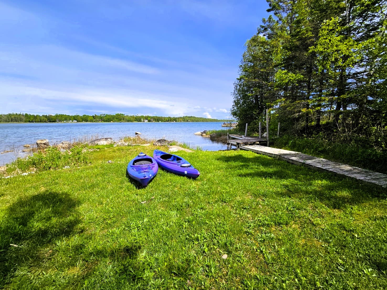 2 Kayaks are provided for guest use from late May through October