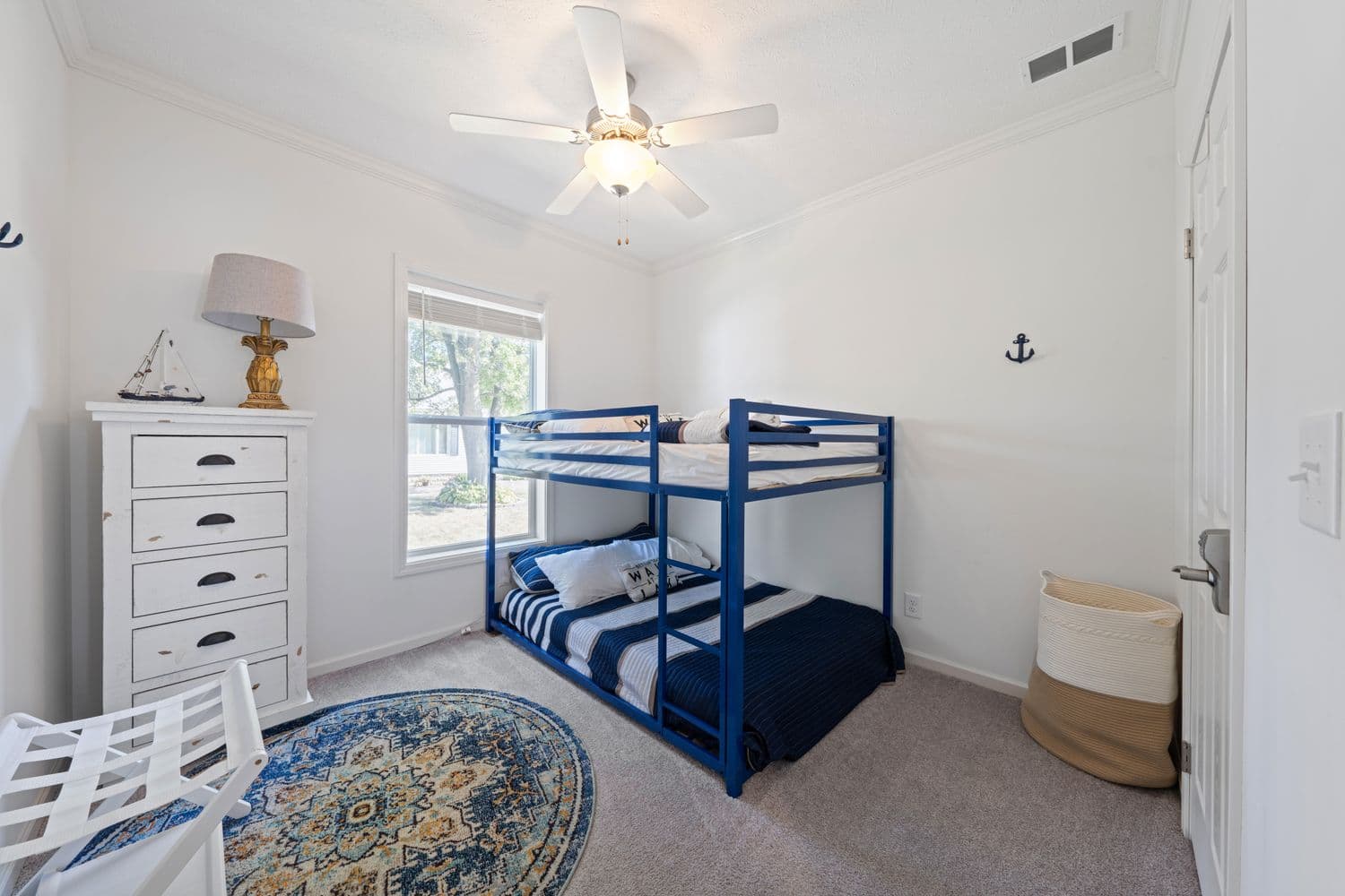 Double sized bunk beds for all of the kids