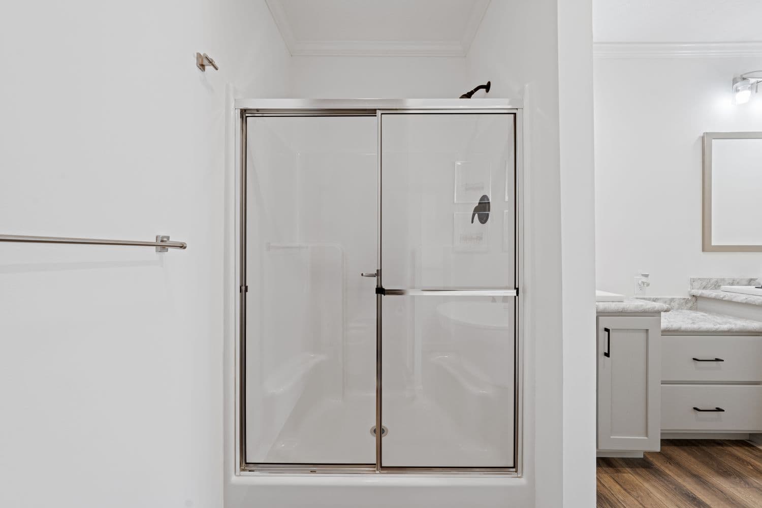 Primary bathroom walk in shower