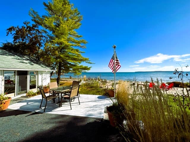 Sit in the comfort and privacy of your own Mackinac Island views!