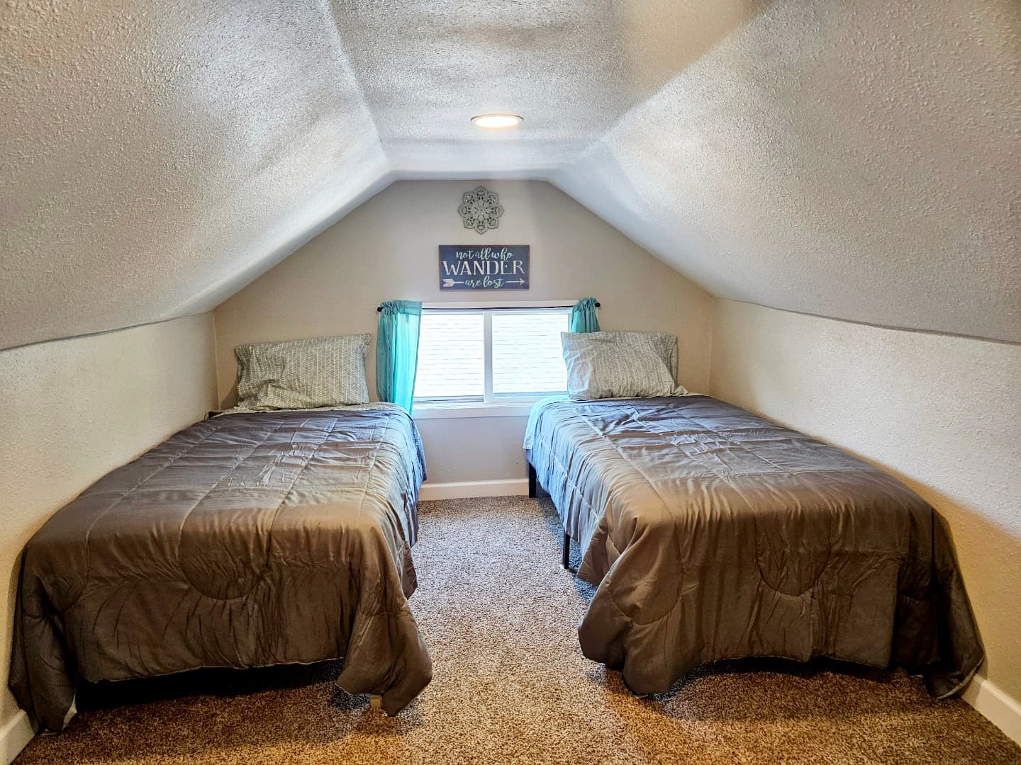 Bedroom 3 - twin sized beds that can easily be pushed together to make a large and comfortable king sized bed