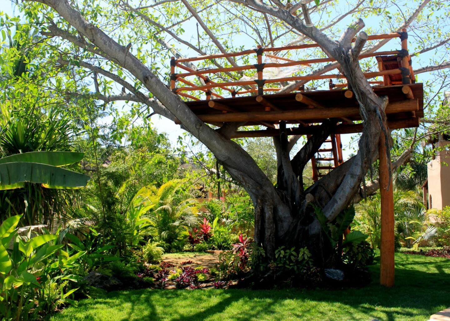 Treehouse on property.