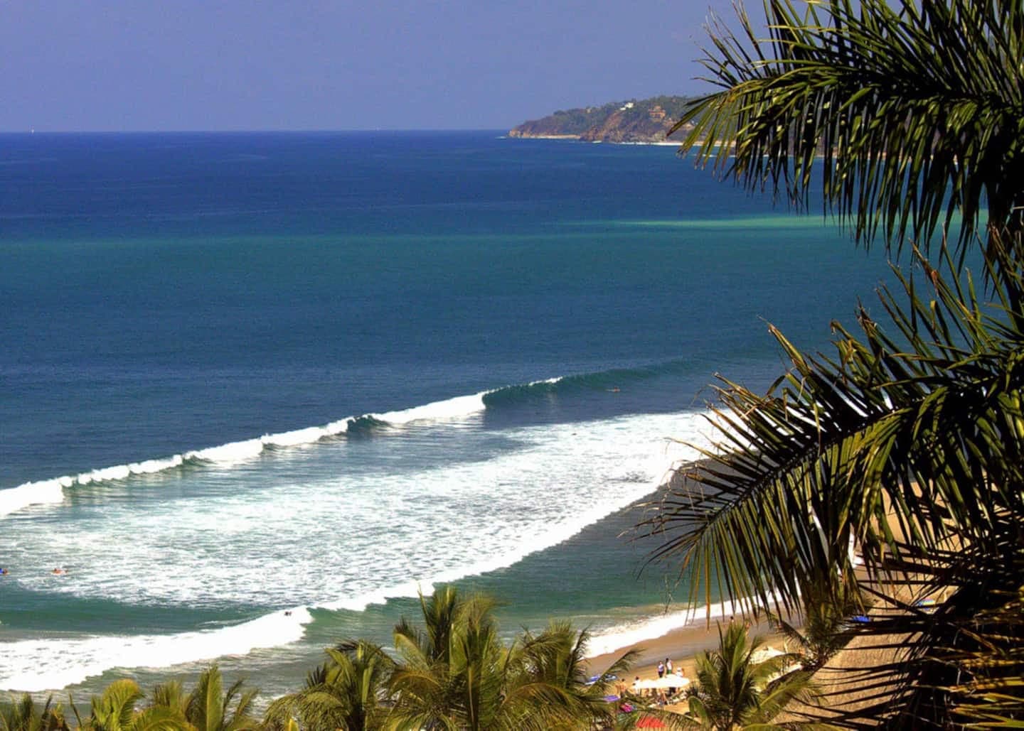 Ocean and beach views from Casa Sonadora.
