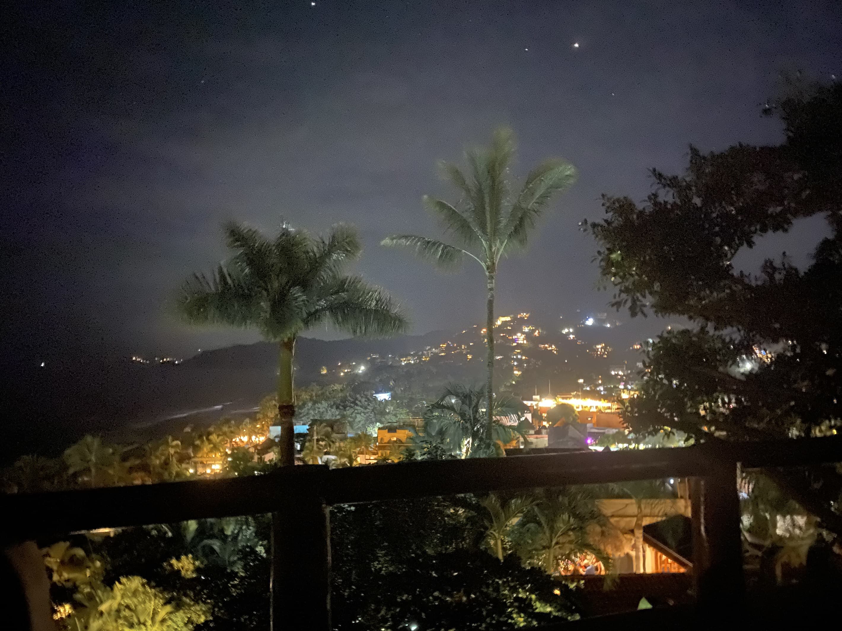 Evening view from the rooftop