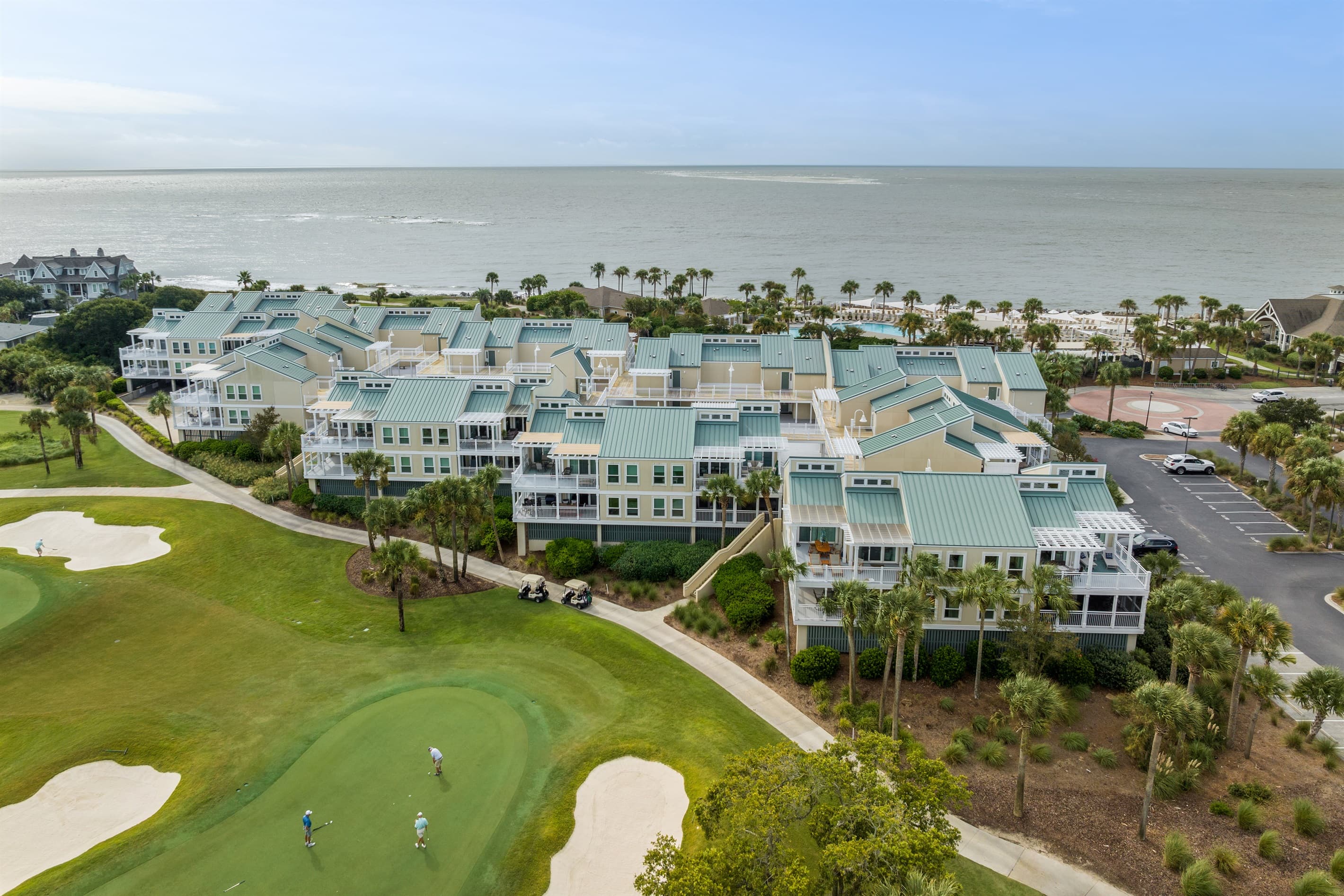 Serene escape surrounded by natural greens.