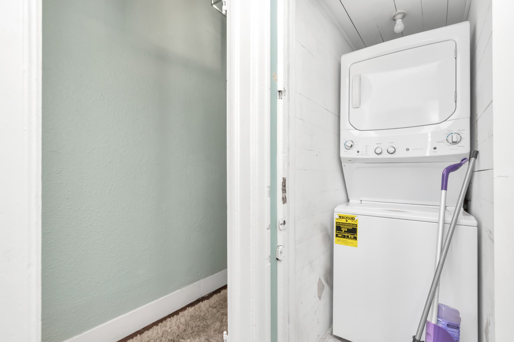 Full size washer and dryer available to wash the day away and so you don't have to pack as much to come and enjoy our location.