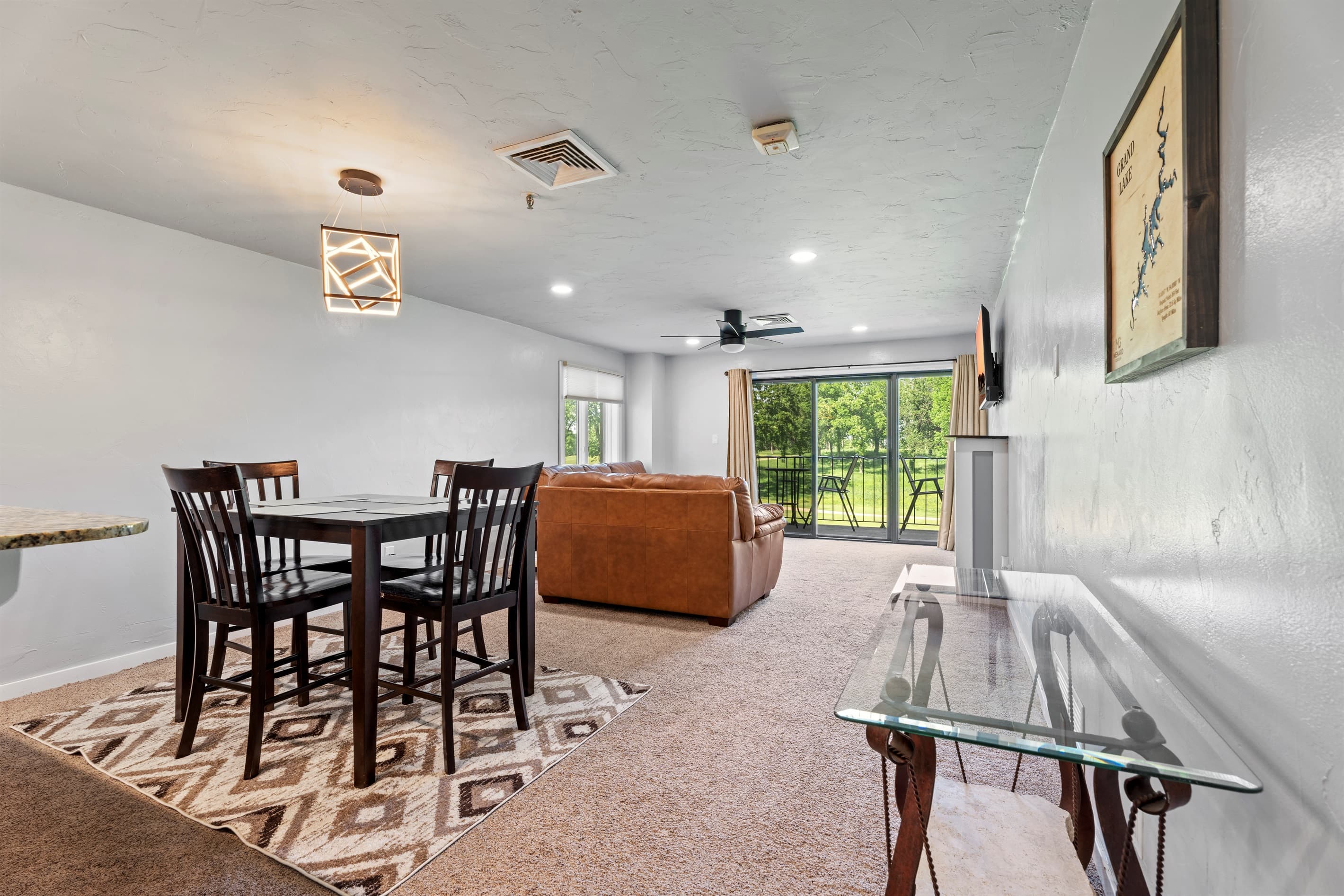 dinning room and living room