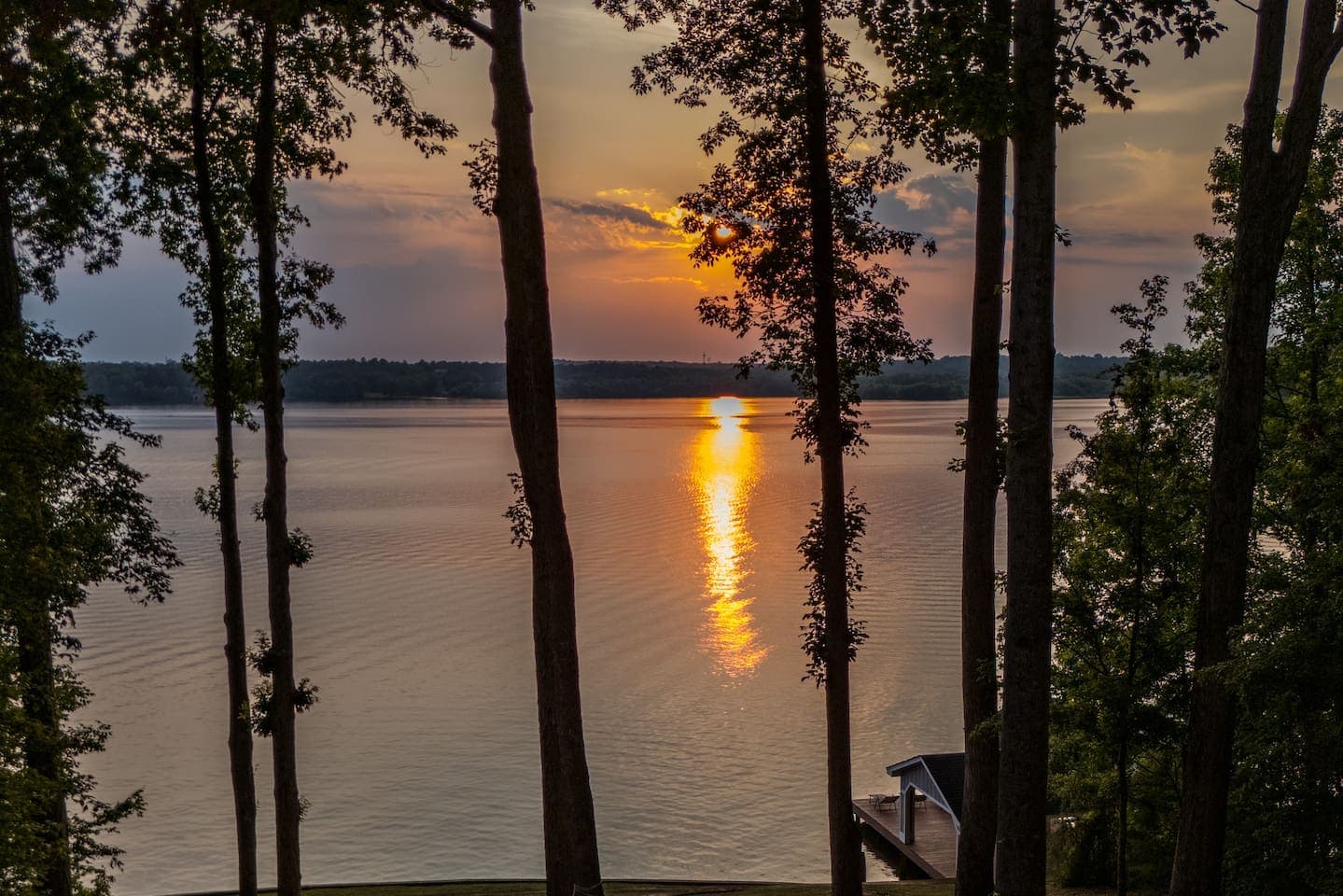 Enjoy gorgeous sunset views