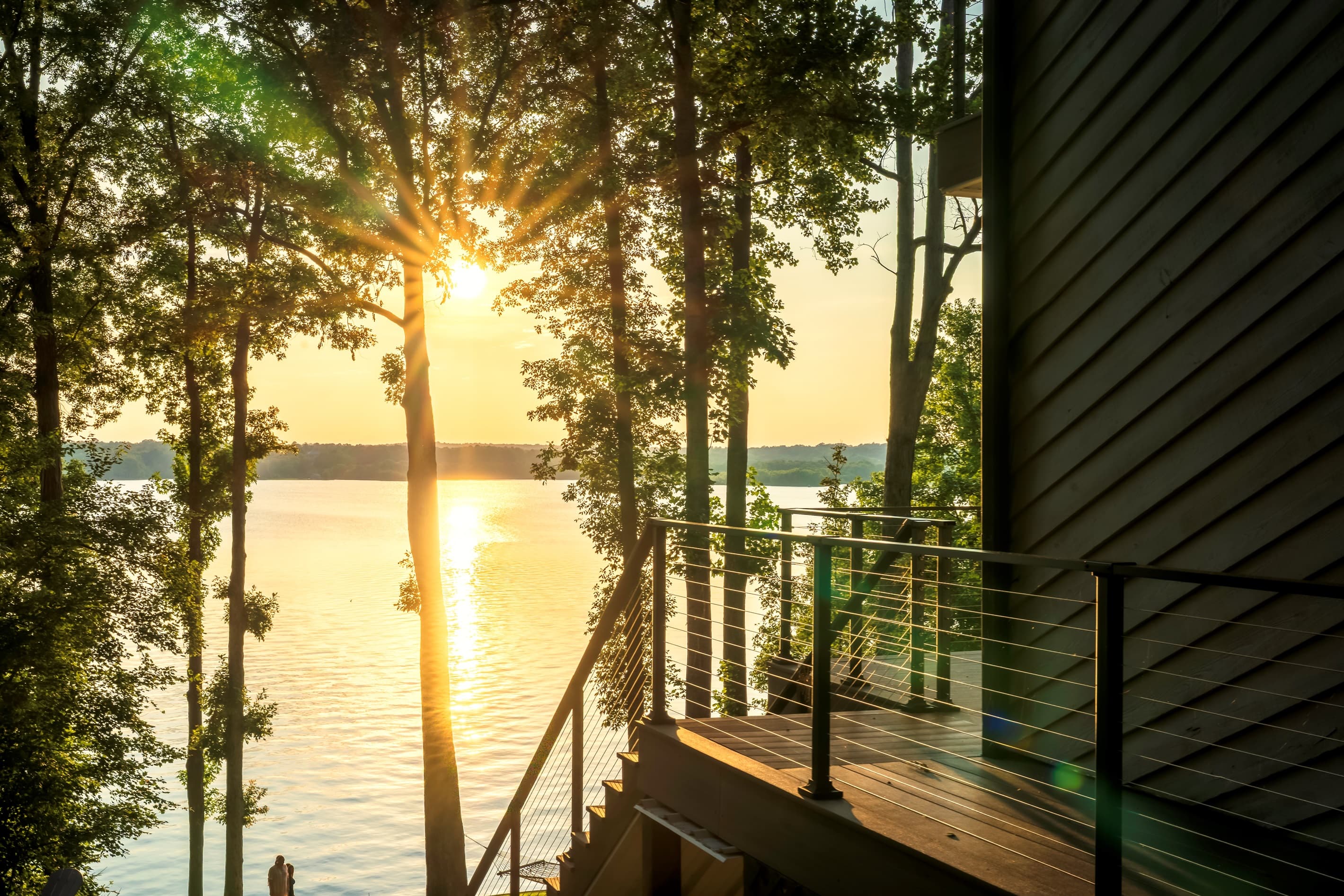 View from the hot tub