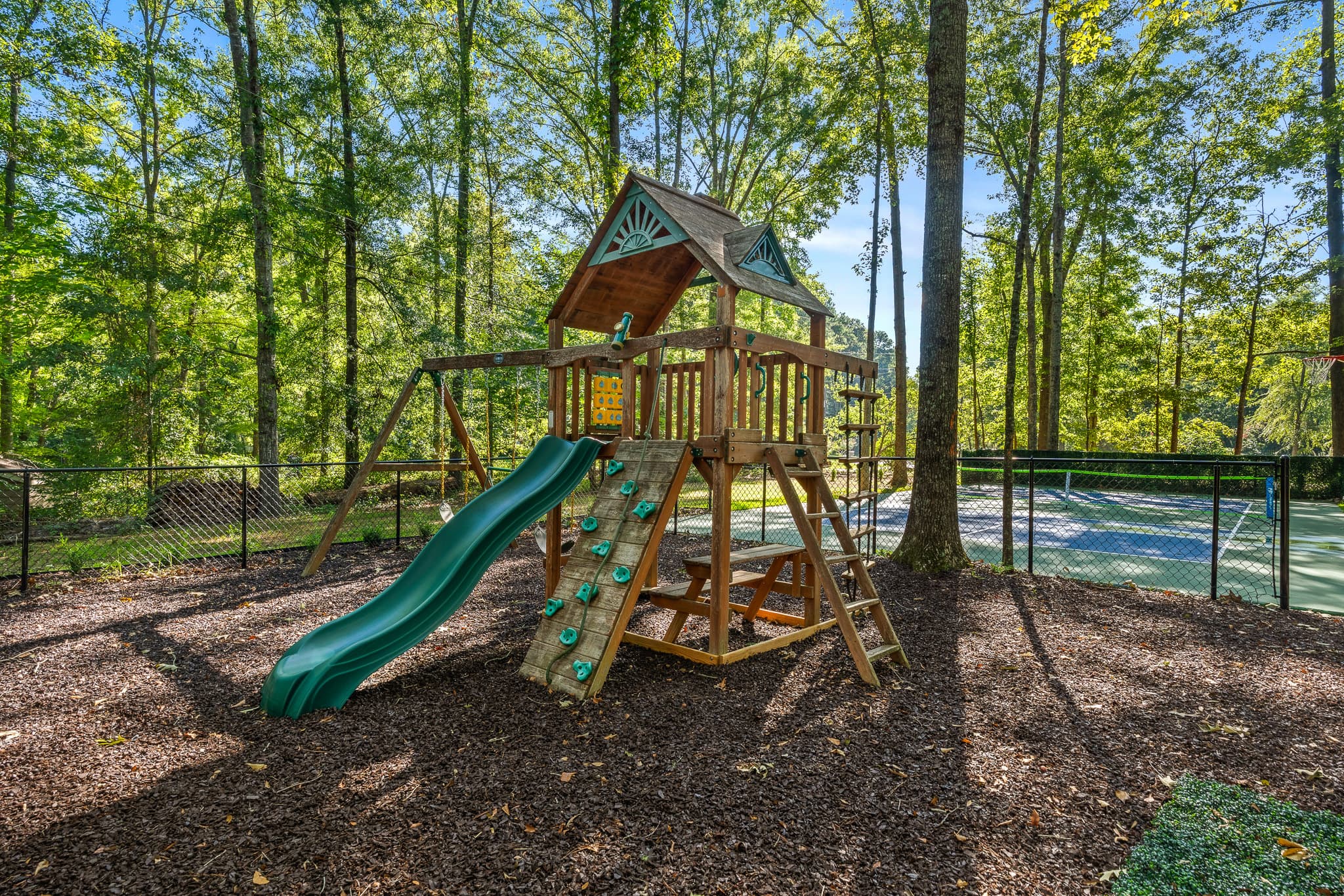 Private Playground & Pickleball/Basketball Court