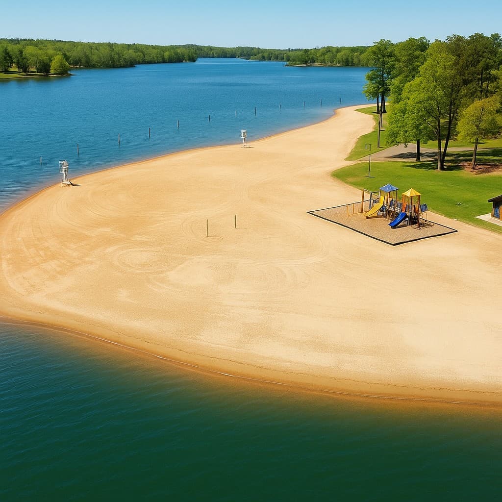 Nearby Lake Tobesofkee Sandy Beach