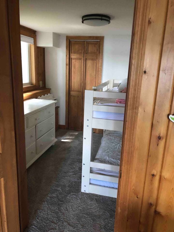 First floor bedroom with bunk beds
