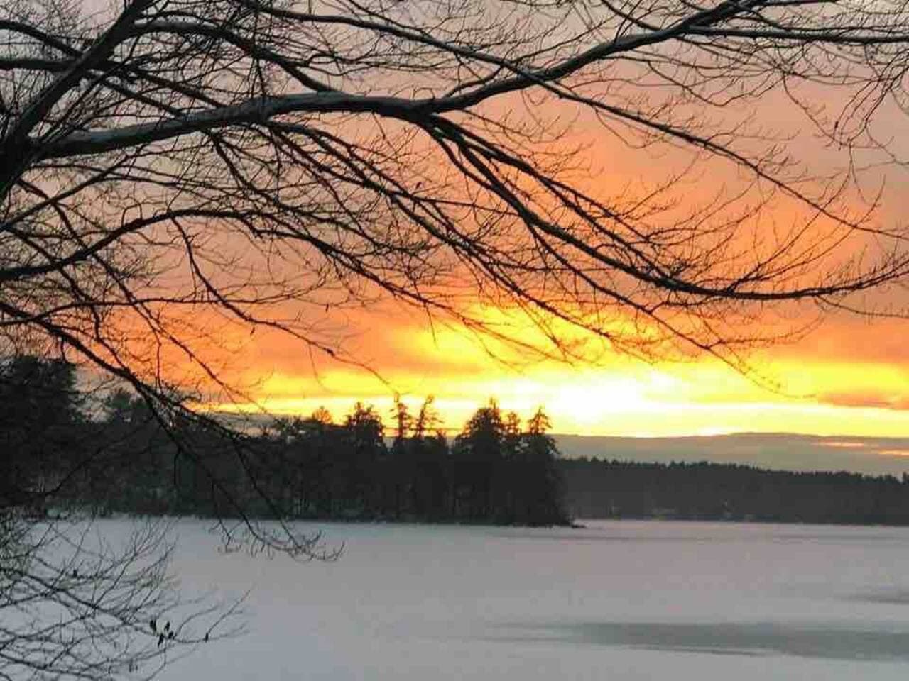 Winter on the lake 