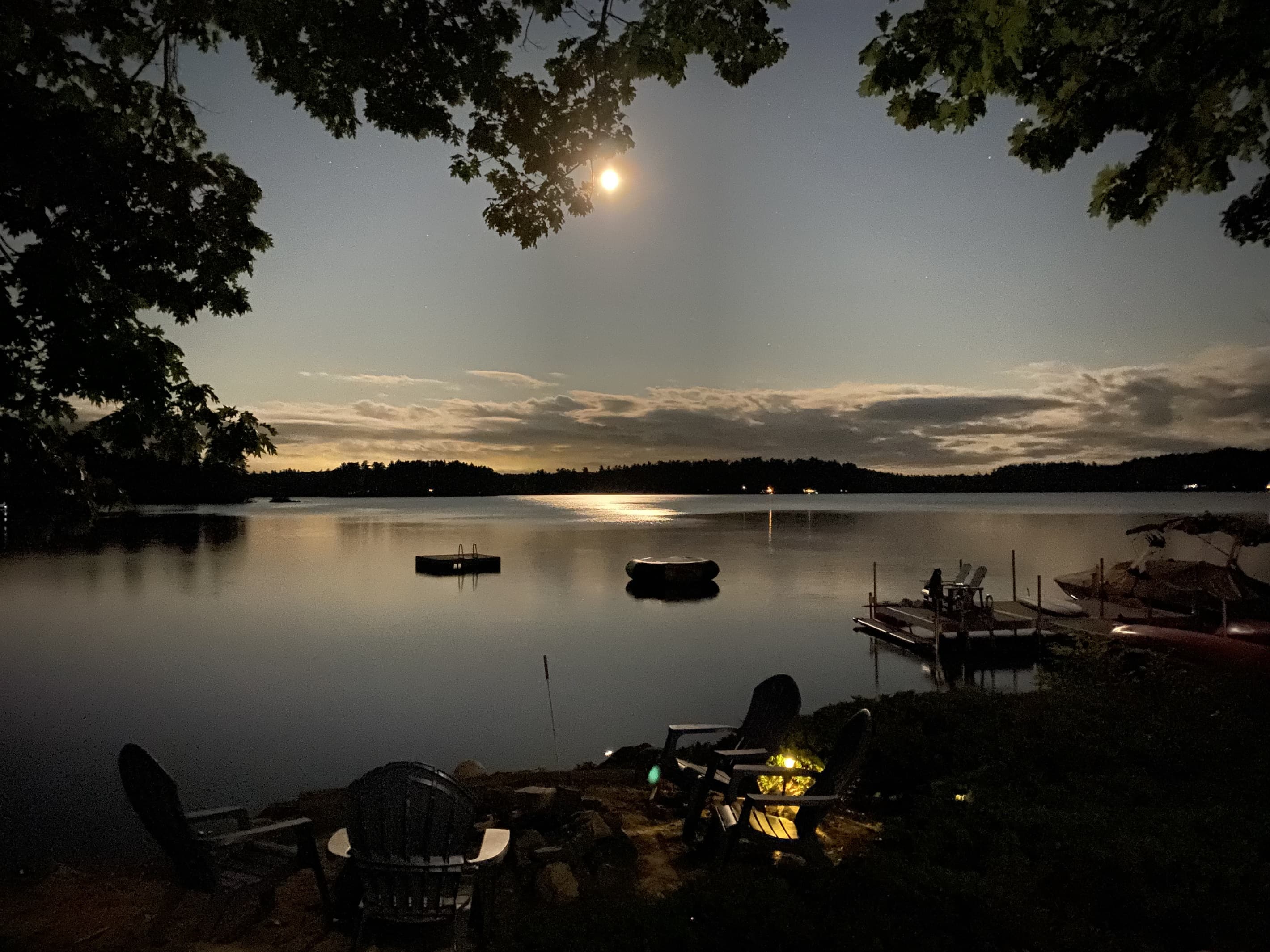 Moonlight on the Lake