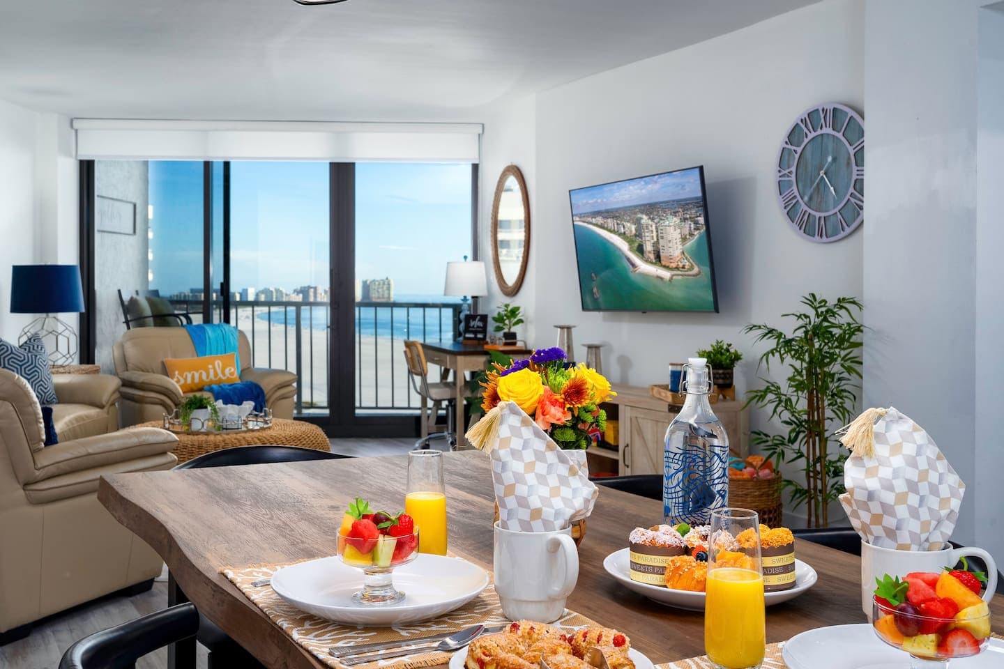 Enjoy your living room with a view!