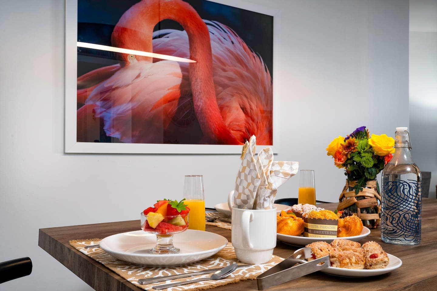 Enjoy a decadent meal at your beautiful dining table. Share meals and memories.