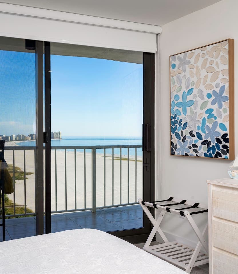 Tranquil view from the second bedroom.