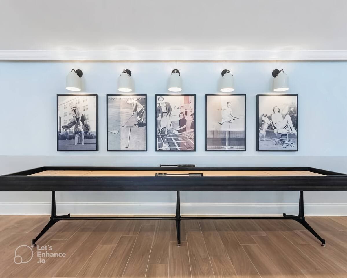 Shuffleboard! Enjoy a game after lounging at the pool all day.