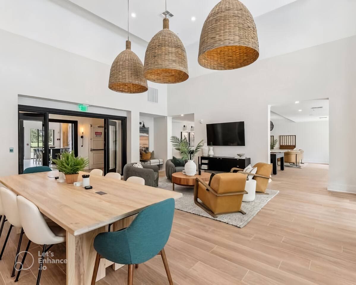 Plenty of high speed internet in both the private apartment and community spaces.