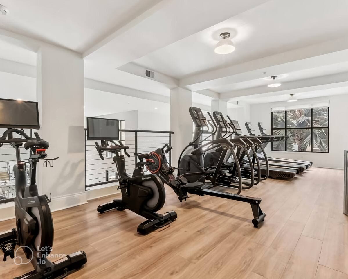 Take a ride, run on the treadmills - or put in a session on the eliptical. All 3 if you're crazy!