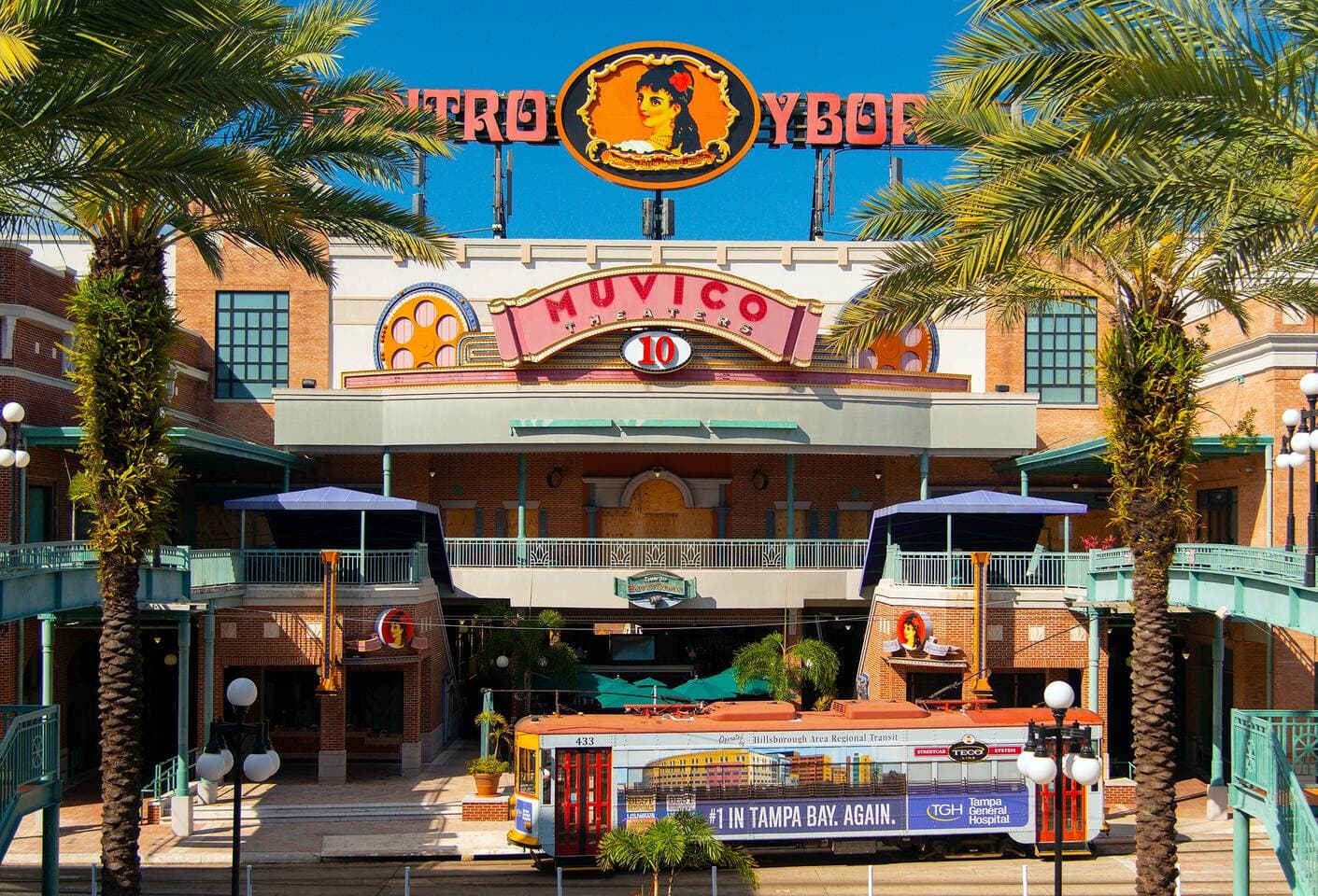 YBor City is a short 9 minute drive. Known for boutiques and vintage shops on 7th Ave, which also hosts Cuban and Latin American eateries, you'll also find cool breweries, indie fast food, a cinema, cigar shops, and the ocassional chicken or rooster.