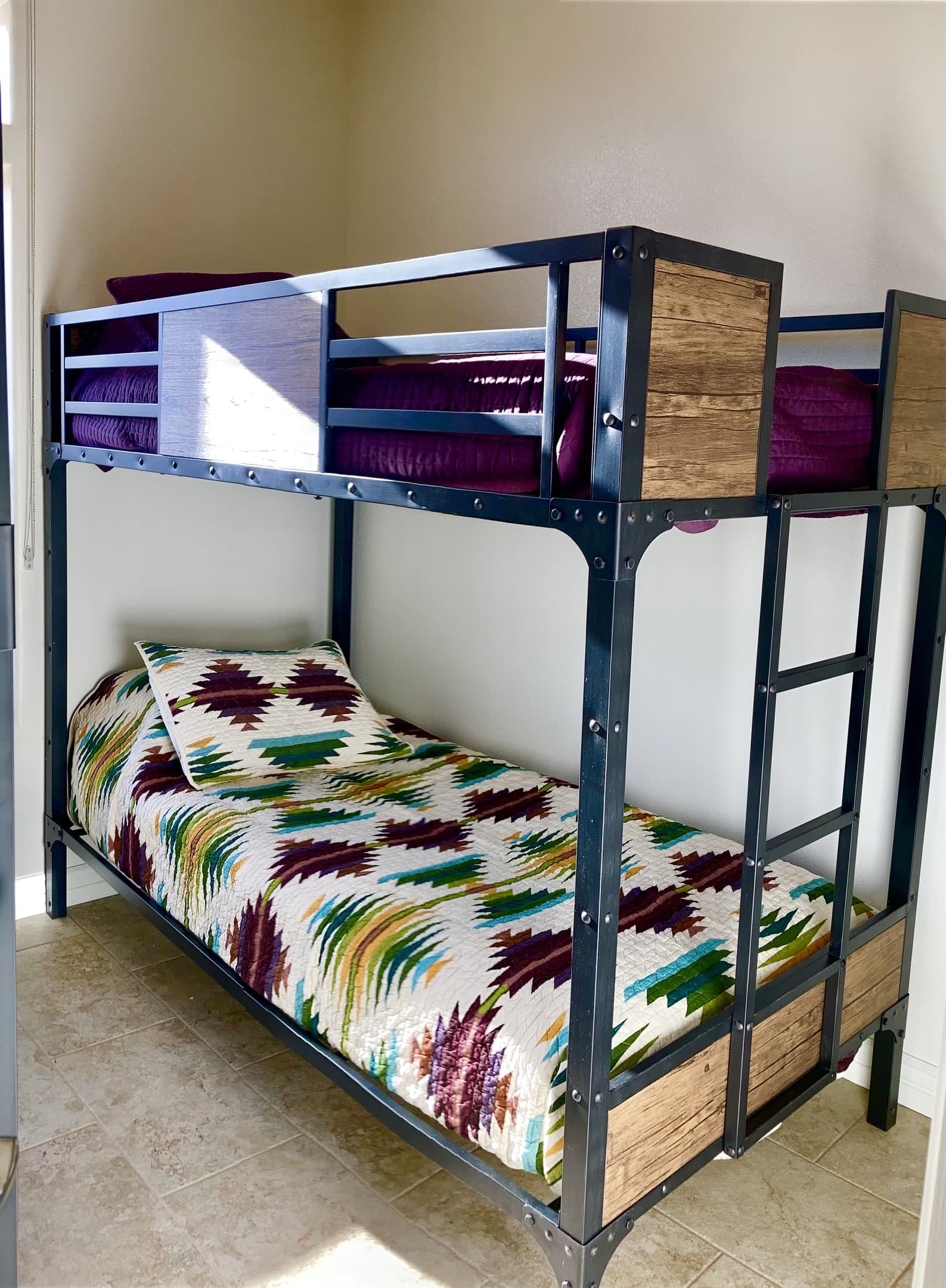 Vermillion Cliffs House Bedroom #3 with two twin over twin bunks