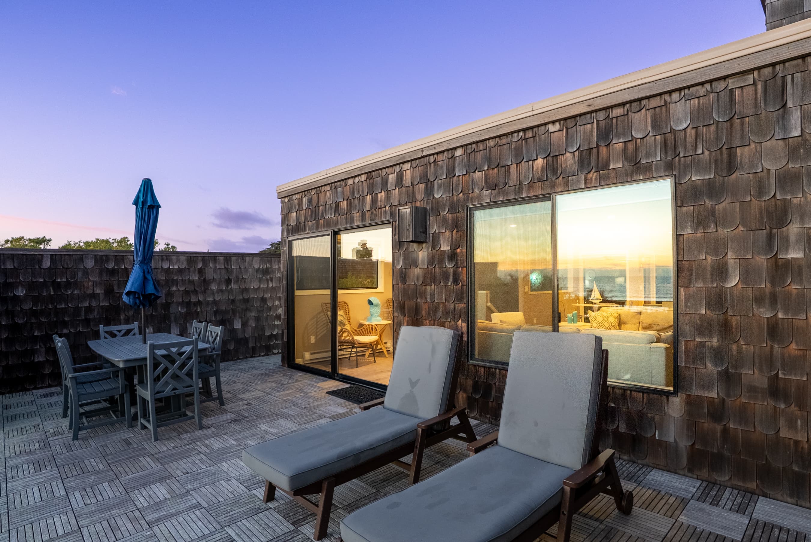 Deck in the evening
