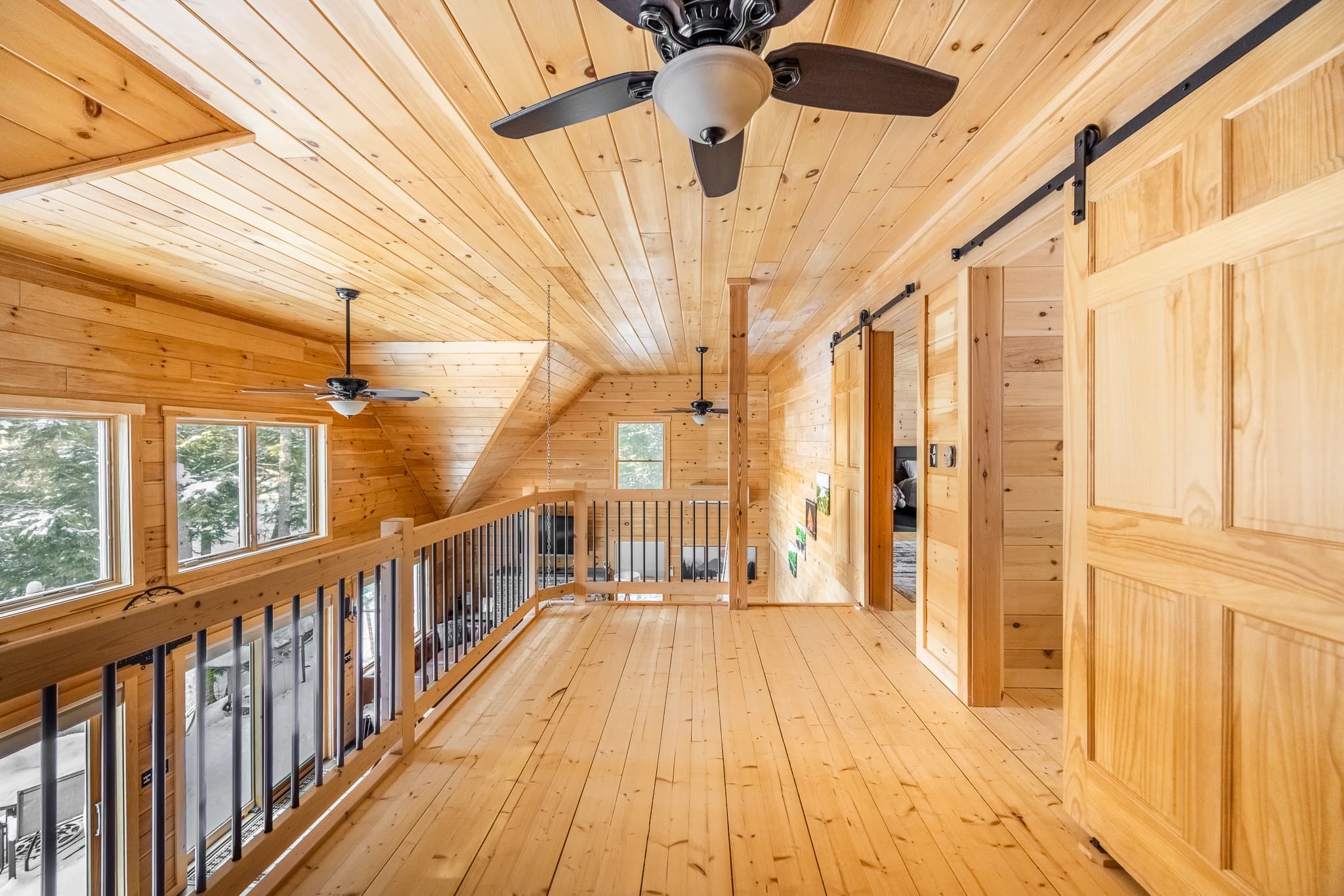 Upstairs area