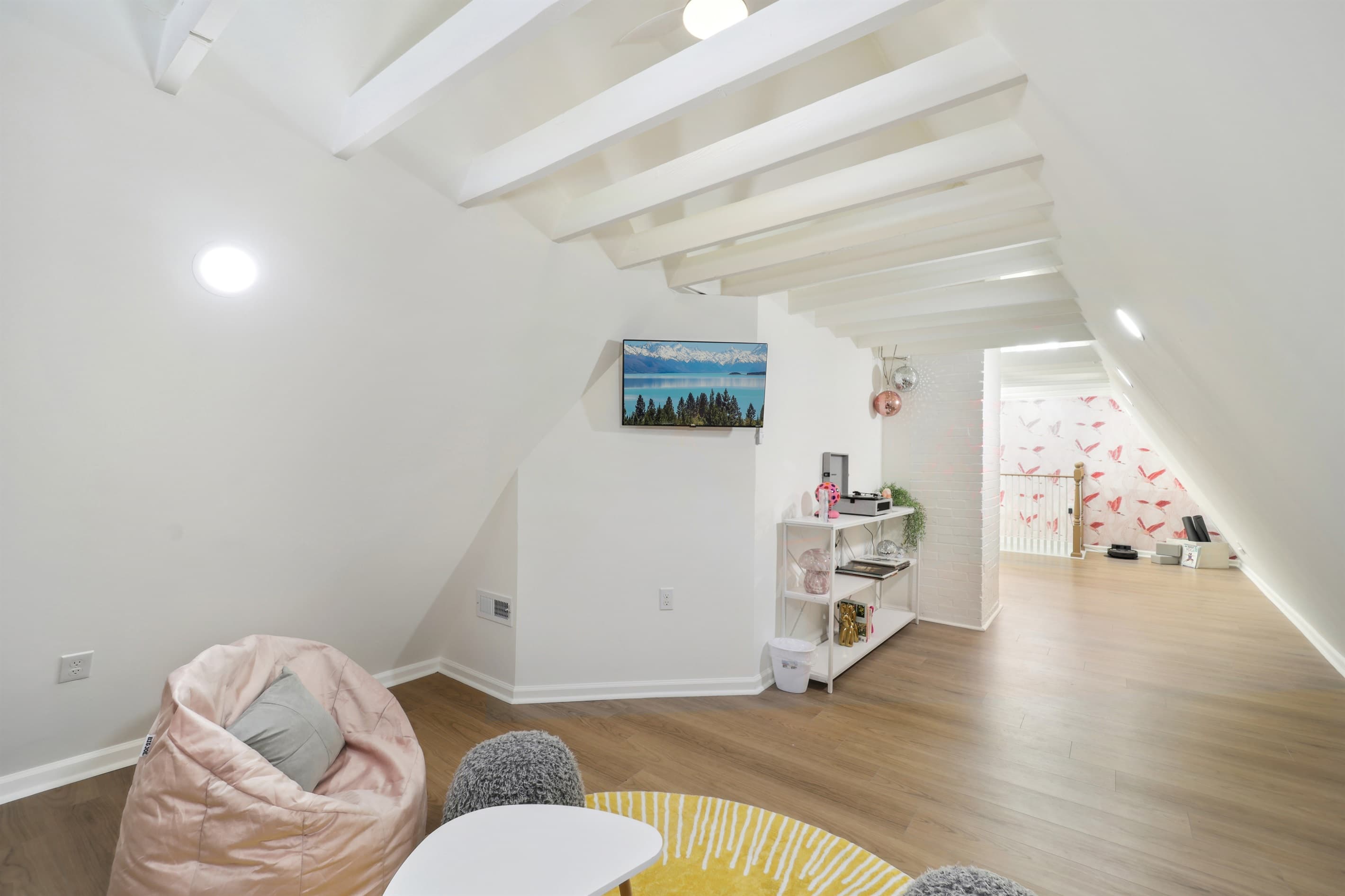 This is the third living room space located in the theme room (attic)